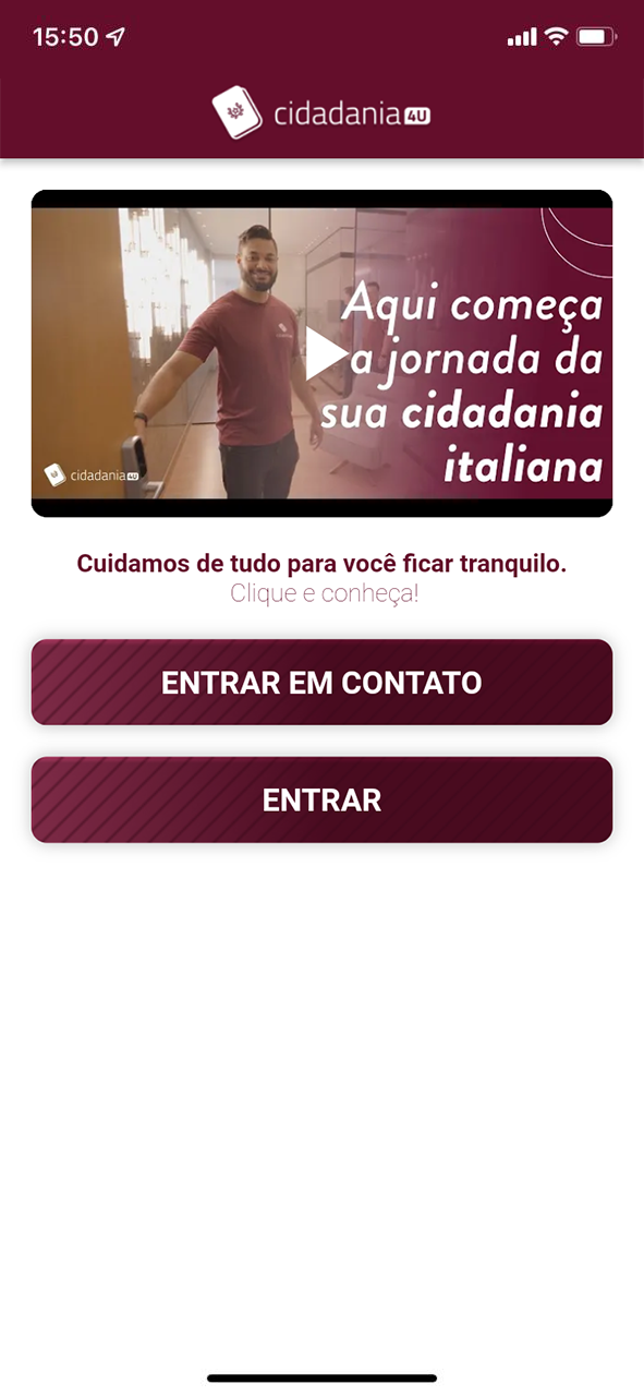 Cidadania4U App entrar