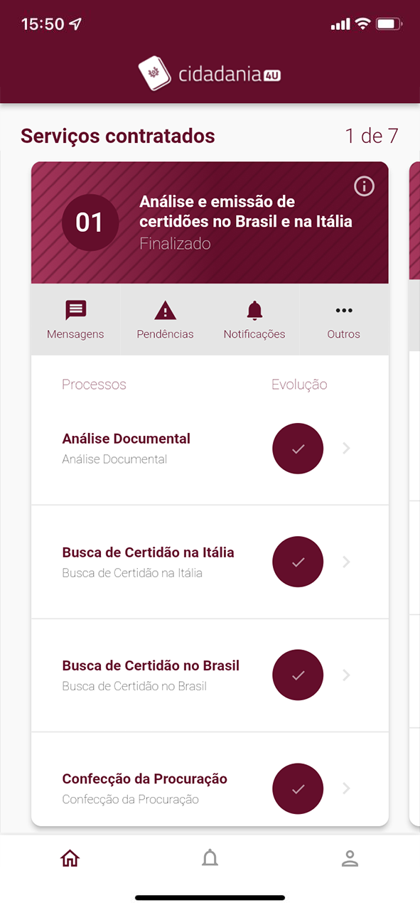 Cidadania4U App serviços