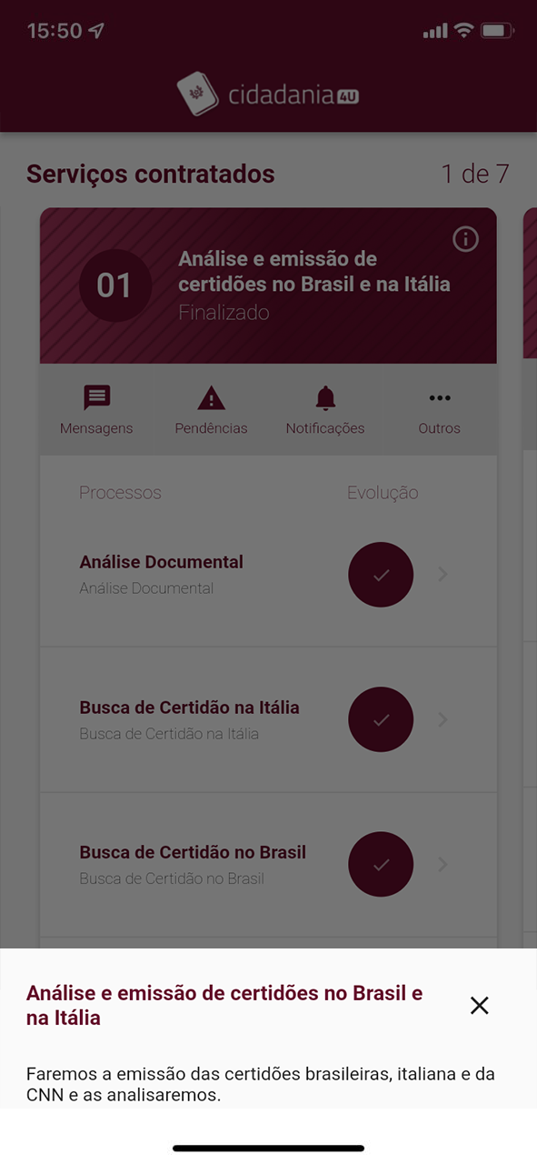 Cidadania4U App serviços