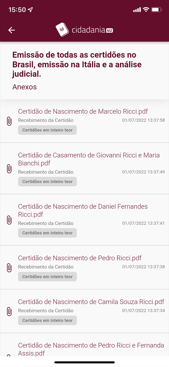 Cidadania4U App serviços