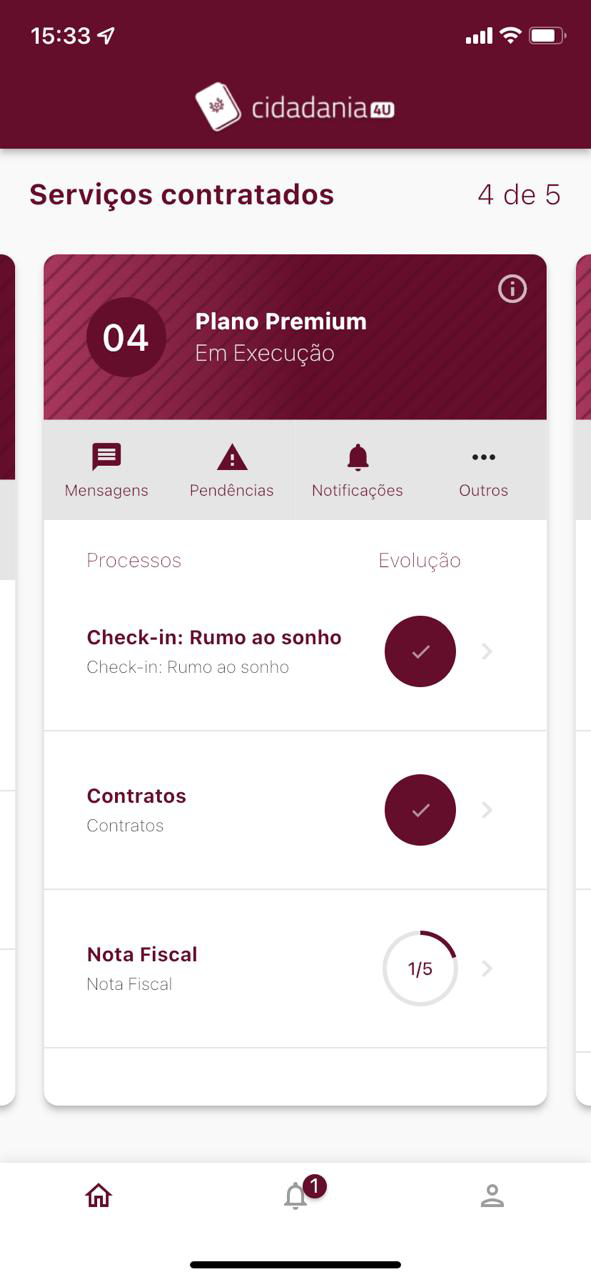 Cidadania4U App serviços