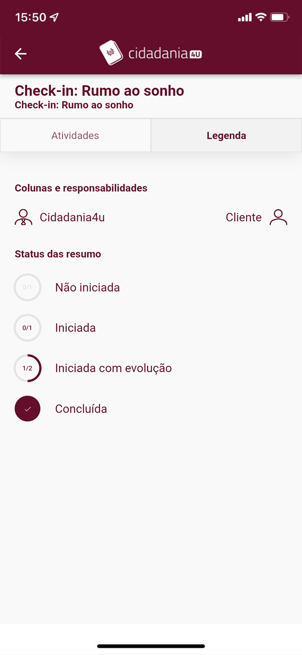 Cidadania4U App notificações