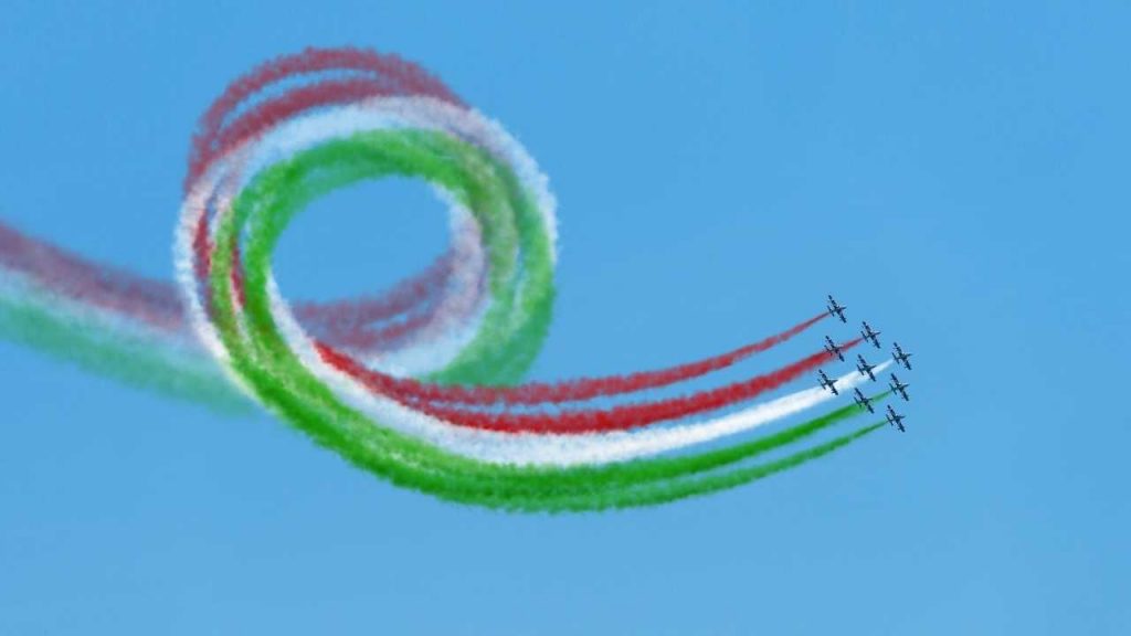 Esquadrilha de fumaça italiana